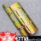 Milodon | MIL32217 | Louvered Windage Tray Gold Iridite Rear Sump Ford SB 351 Winsor