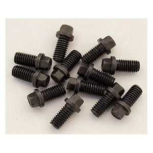 Milodon MIL84543 Header Bolts Hex Head 3/8"-16 x 1.000" U.H.L. Black Oxide