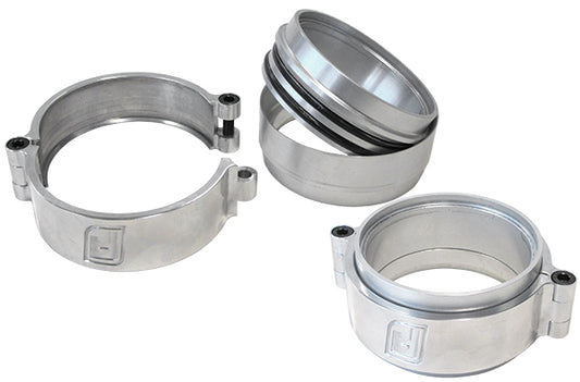 Aeroflow AF25-2000 2.0" Billet Intercooler Clamps Quick Connect Polished Clamp