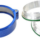 Aeroflow AF25-2000BL 2.0" Billet Intercooler Clamps Quick Connect Blue Clamp