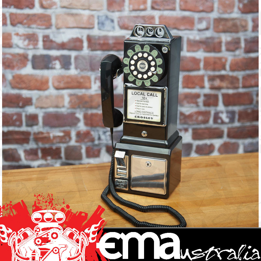Crosley mmI-CR56-BK Replica Pay Phone 18.5"