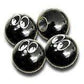 Mooneyes MNAA111MQ Moon Balls Air Valve Caps (pair) (Set of 2) Black