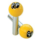 Mooneyes MNAA112MN Door Lock Knob Yellow Moon Ball (pair)