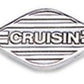Mooneyes MNAA21440CR Polished Lake Pipe Covers w/ Cruisin Logo