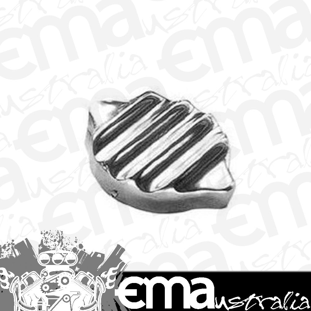 Mooneyes MNAA21450L Polished Finned Alloy Radiator Cap Cover suit 3.25" Lge Cap