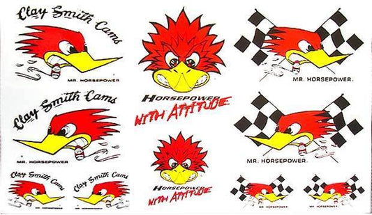 Mooneyes MNCSD23 Assorted Clay Smith Sticker Sheet 10 Assorted Die Cut Stickers