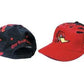 Mooneyes MNCSH13 Black & Red Flame Clay Smith Hat w/ Woodpecker Logo
