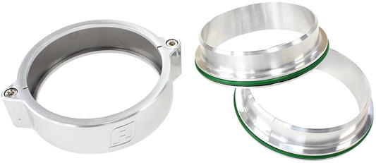 Aeroflow AF25-2000S 2.0" Billet Intercooler Clamps Quick Connect Silver Clamp