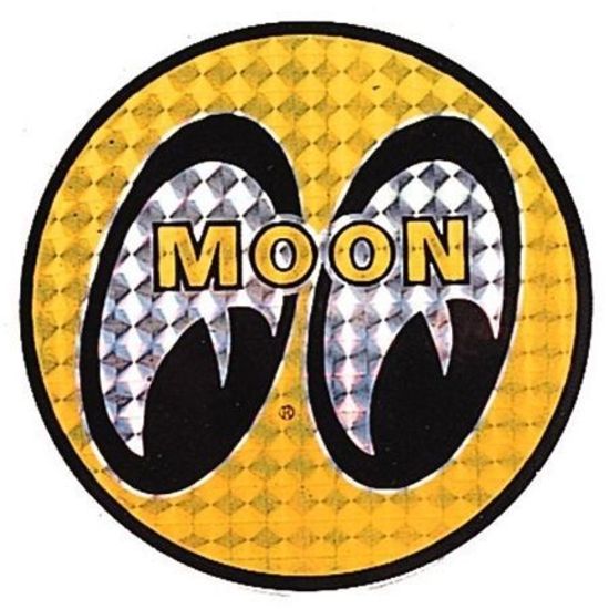 Mooneyes MNDM058 Vinyl Prismoon Eyeball Sticker 1-1/2"