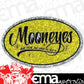 Mooneyes MNDM168YE - We LOve The Good Ol' Usa 3-1/8" x 2" Oval Flake Sticker