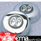 Mooneyes MNGS8027 Chrome Horn Button w/ Moon Logo