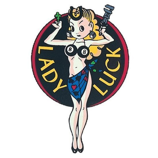 Mooneyes MNLL1-6 Lady Luck Decal / Sticker 6" Tall