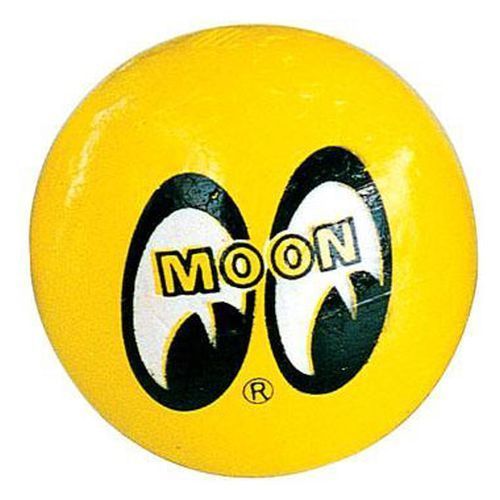 Mooneyes MNMG015 Antenna Ball Yellow w/ Moon Logo