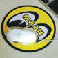 Mooneyes MNMG515YE Logo Round Mouse Pad 8" Round Yellow / Black