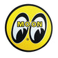 Mooneyes MNMG515YE Logo Round Mouse Pad 8" Round Yellow / Black