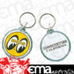 Mooneyes MNMKR024 Yellow w/ Moon Logo & California Keyring