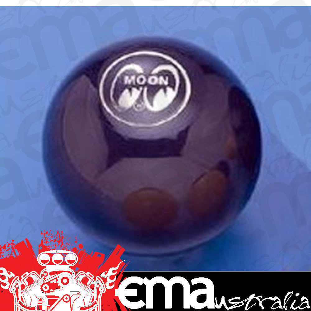 Mooneyes MNMP021BBL Large Black Gear Shift Knob w/ Moon Logo