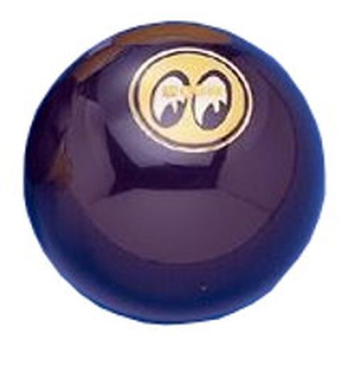 Mooneyes MNMP021BYL Large Black Gear Shift Knob w/ Yellow Moon Logo