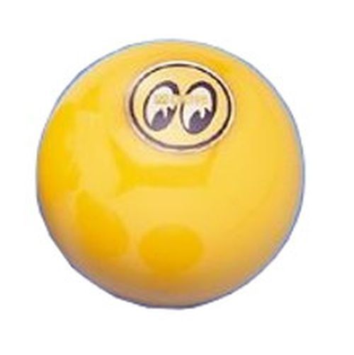 Mooneyes MNMP021YYL Large Yellow Gear Shift Knob w/ Moon Logo