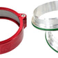 Aeroflow AF25-2500R 2.5" Billet Intercooler Clamps Quick Connect Red Clamp