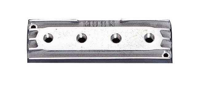 Mooneyes MNMP1012 Fuel Block Finned Cast Aluminium 4 x 1/8" Npt Outlets Ports