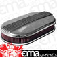 Mooneyes MNMP715 Finned Oval Aluminium Air Cleaner suit Dual Carbs 17" x 9" x 4"