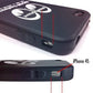 Mooneyes MNMQG039BK I-Phone 4 Soft Rubber Cover Black w/ Moon Equipped Logo
