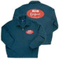 Mooneyes MNMQW005CHL Blue Mechanics Jacket w/ Oval Logo Large