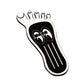 Mooneyes MNR3034S Universal 6" Barefoot Style Accelerator Pedal Chrome/Black