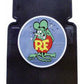 Mooneyes MNRA210 Rubber Floor Mats Black w/ Rat Fink Logo