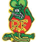Mooneyes MNRP011GR Rat Fink Sew-On Patch Green 3.75" High