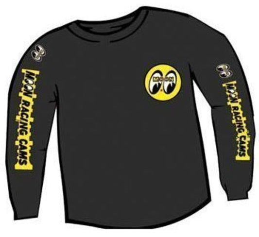 Mooneyes MNTM112 Moon Racing Cams Long Sleeve T-Shirt