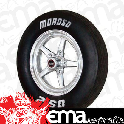 Moroso MO17023 Tyre Ds-2 Front 23 X 5-15 Bias-Ply Solid White Letters (each)