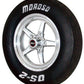 Moroso MO17025 Tyre DS-2 Front 25 X 4.5-15 Bias-Ply Solid White Letters (each)