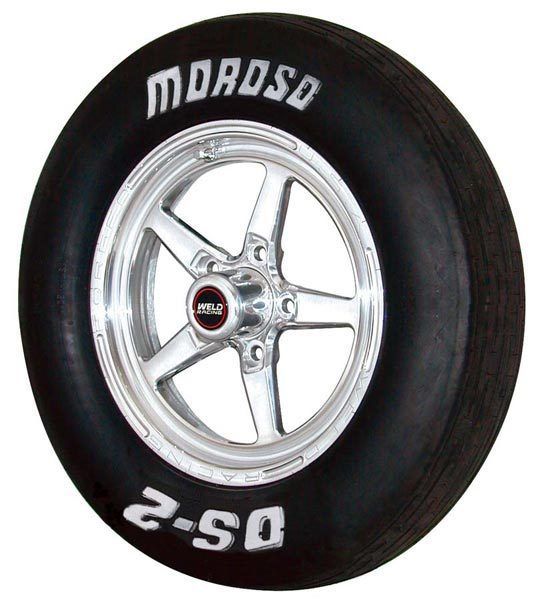 Moroso MO17026 Tyre DS-2 Front 26 X 4.5-15 Bias-Ply Solid White Letters (each)