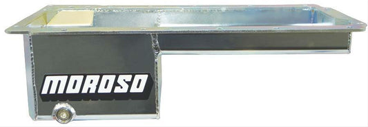 Fits LS Engine Conversions that require a narrower Rear Sump (Check Measurements) for Block Hugger? headers GM Oil Pan 6" Deep 5 Quart (4.73L) Conversion Narrow Moroso MO20147