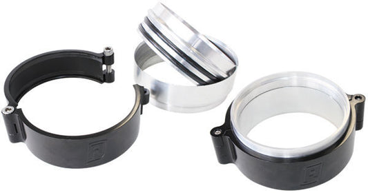 Aeroflow AF25-3500 3.5" Billet Intercooler Clamps Quick Connect Polished Clamp