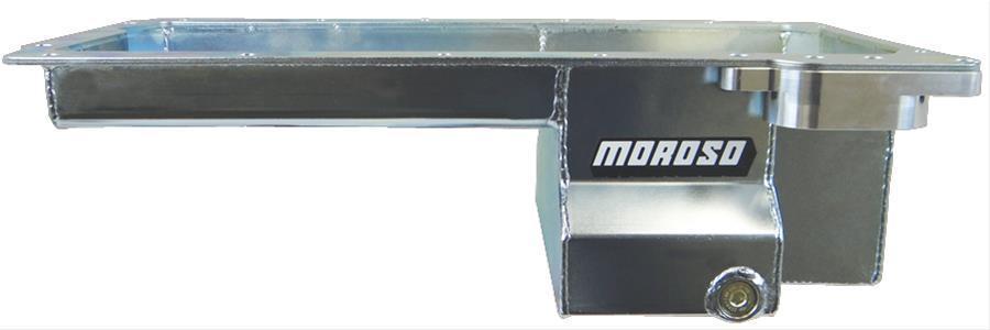 Moroso MO20148 GM LS Camaro Road Race Oil Pan 6" Deep 7 Quart (6.62L) Rear Sump Conversion