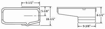 Moroso MO20190 Chev SB 262-400 1958-'79 Street/Strip Oil Pan 8-1/4" Deep 7 Quart (6.62L)