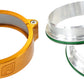 Aeroflow AF25-3500G 3.5" Billet Intercooler Clamps Quick Connect Gold Clamp