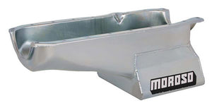 Moroso MO20205 Chev SB 1986-on Oil Pan Steel 8-1/4" Deep 6.6L R/H Dipstick