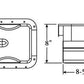 Moroso MO20502 Ford 289-302W Street/Strip Oil Pan 8" Deep 7 Quart (6.62L)