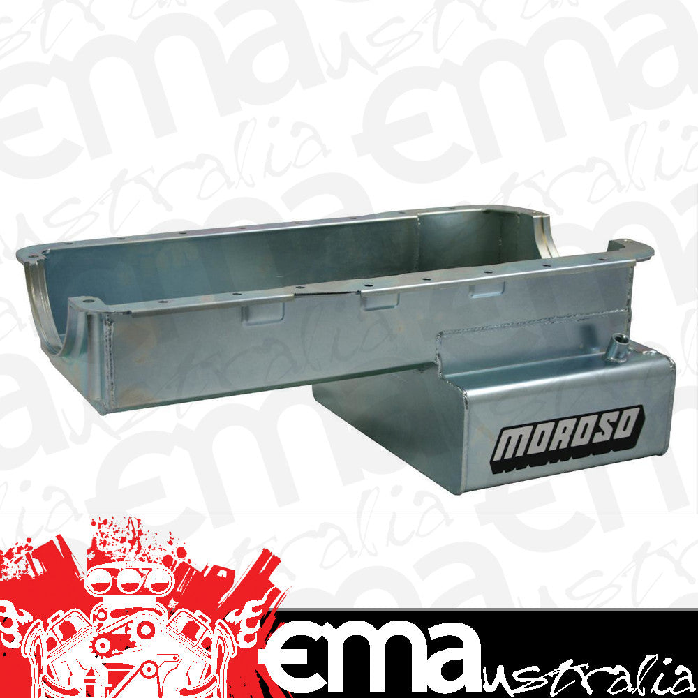 Moroso MO20536 Ford 351W Drag/Road Race Oil Pan 8" Deep 7 Quart (6.62L)
