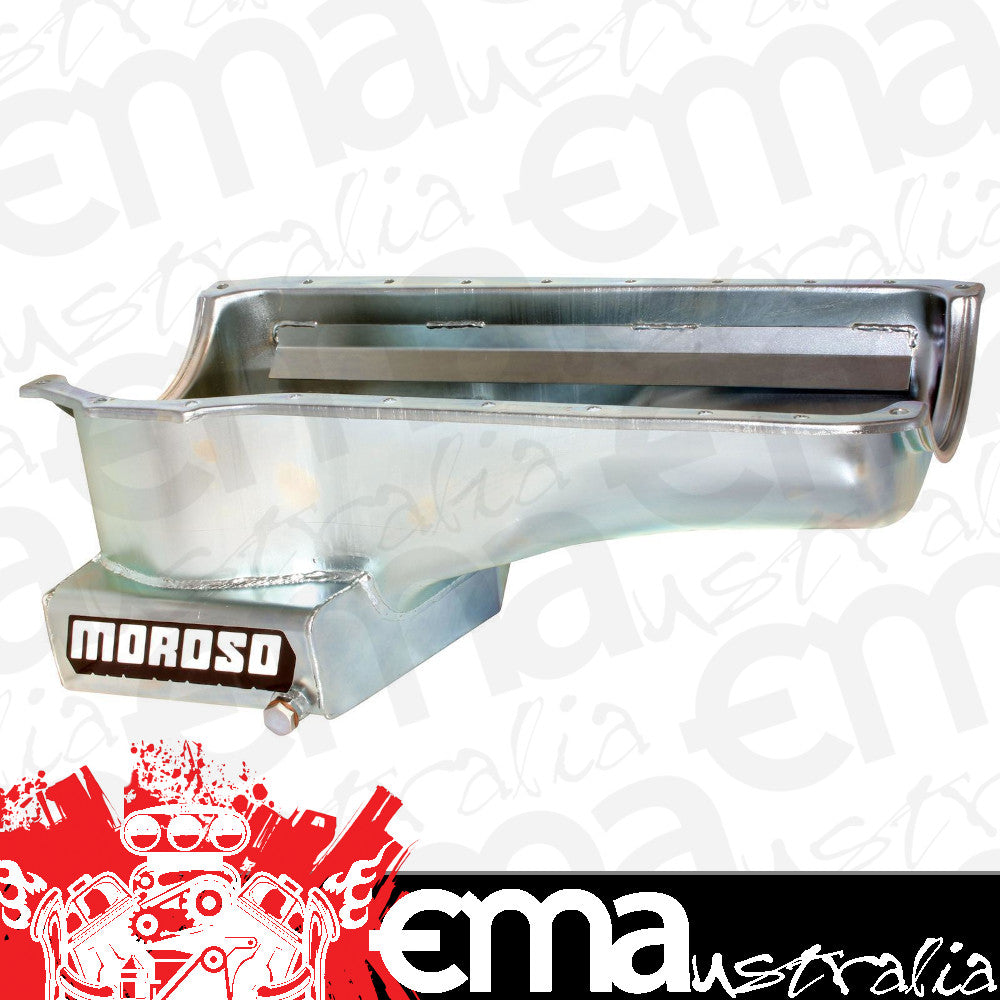 Moroso MO20558 Ford 302/351C Street/Strip Oil Pan 8" Deep Front Sump 7 Quart (6.62L)