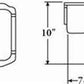 Moroso MO20730 Chrysler 360 Street/Strip Oil Pan 10" Deep 8 Quart