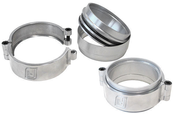 Aeroflow AF25-4000 4.0" Billet Intercooler Clamps Quick Connect Polished Clamp