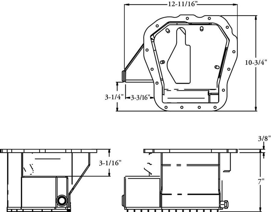 Moroso MO20965 for Subaru Ej20, Ej22 & Ej25 Competition Baffled Wet Sump 4.7L