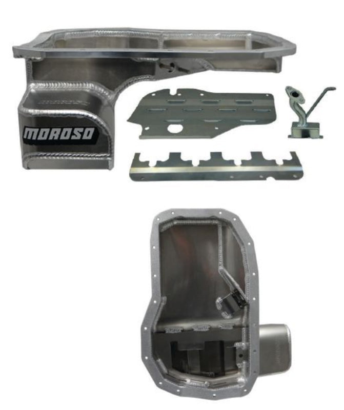 Moroso MO20967 2001-2007 Mitsubishi Evo 7 8 9 Road Race Oil Pan Fabricated Aluminium 6.15L