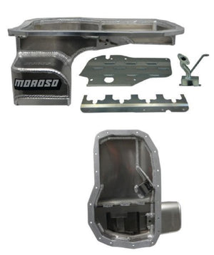 Moroso MO20967 2001-2007 Mitsubishi Evo 7 8 9 Road Race Oil Pan Fabricated Aluminium 6.15L