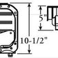 Moroso MO21047 Oil Pan Suits Chevy Big Block Steel Clear Zinc Capacity 7 Quart (6.62L). Depth 8"